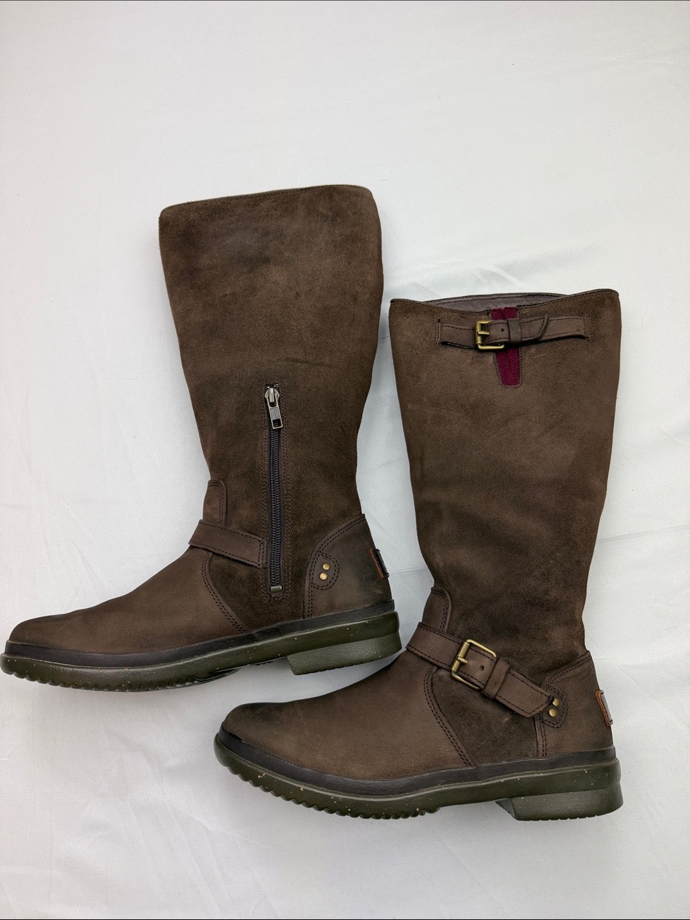 UGG Thomsen Waterproof Riding Boots in the "Stout" Brown
